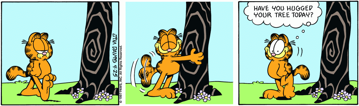 Garfield comic strip for Friday, April 25, 1997