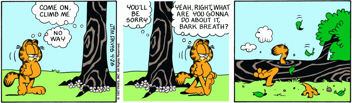 Garfield, April 26, 1997