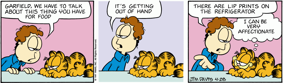 Garfield, April 28, 1997