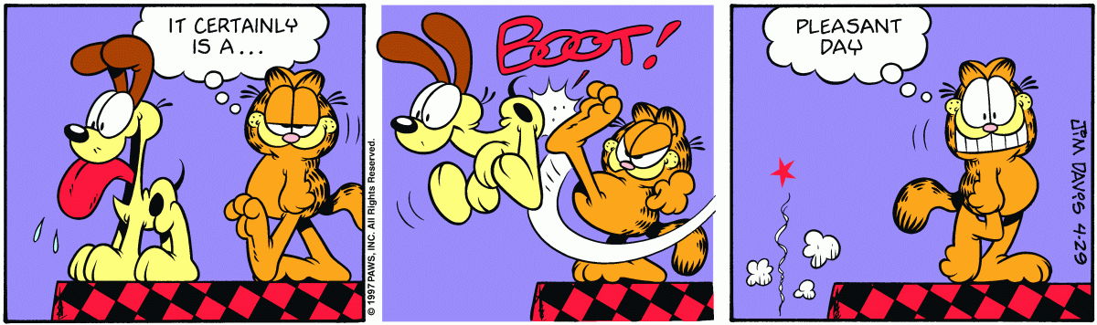 Garfield, April 29, 1997