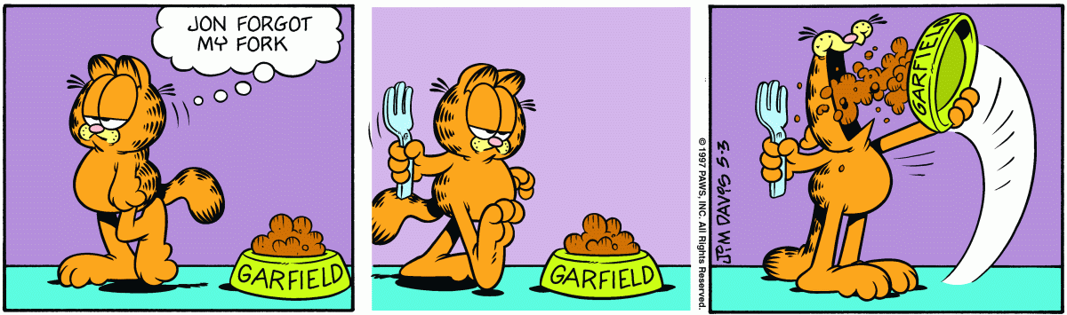 Garfield, May 3, 1997