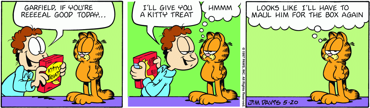 Garfield, May 20, 1997