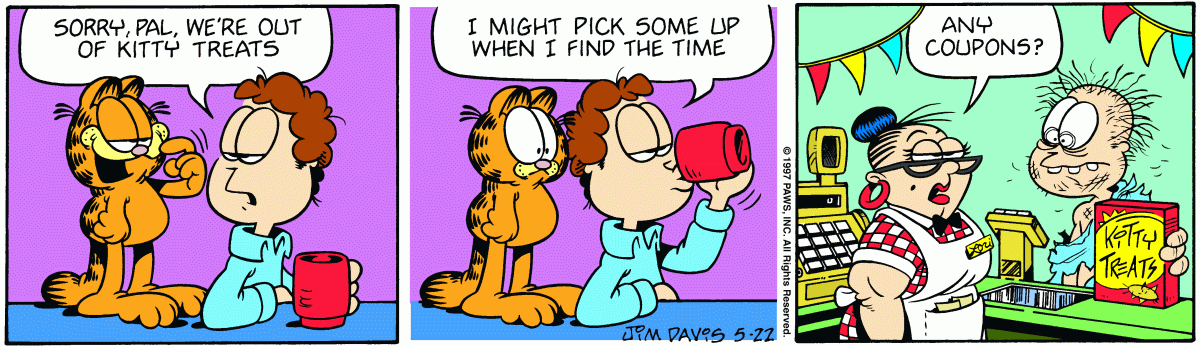 Garfield, May 22, 1997