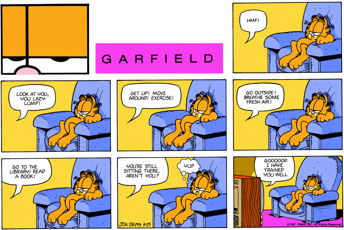 Garfield, May 25, 1997