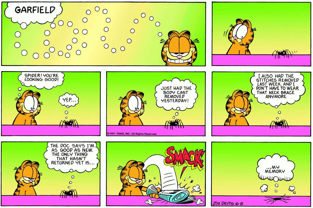 Garfield, June 8, 1997