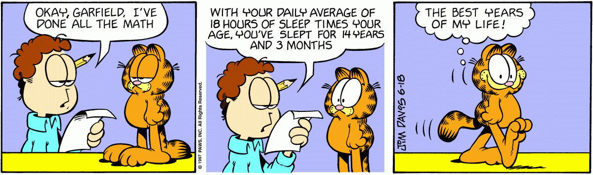 Garfield, June 18, 1997