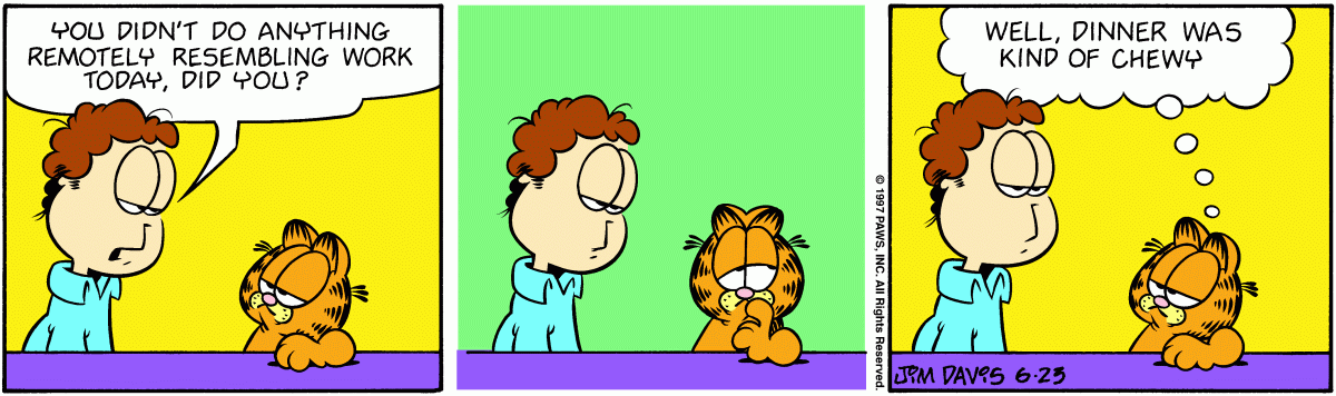 Garfield, June 23, 1997
