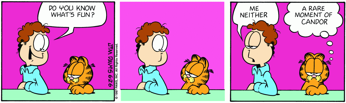 Garfield, June 26, 1997