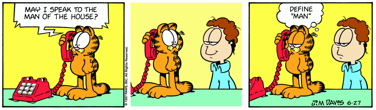 Garfield, June 27, 1997
