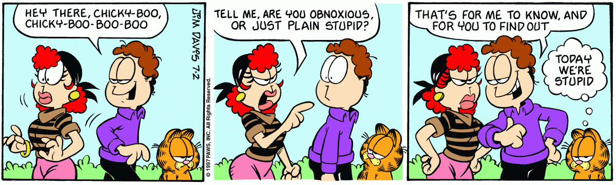 Garfield, July 2, 1997