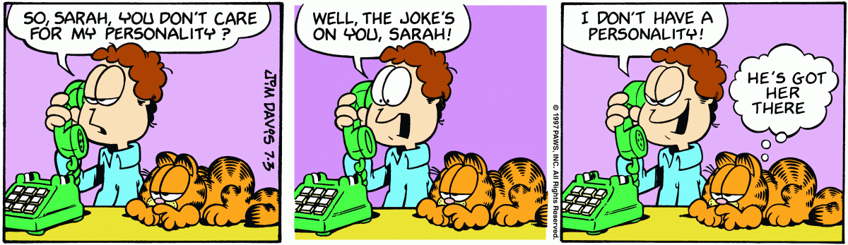 Garfield, July 3, 1997