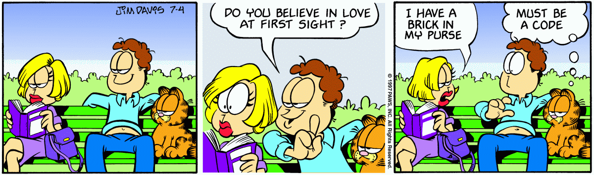 Garfield, July 4, 1997