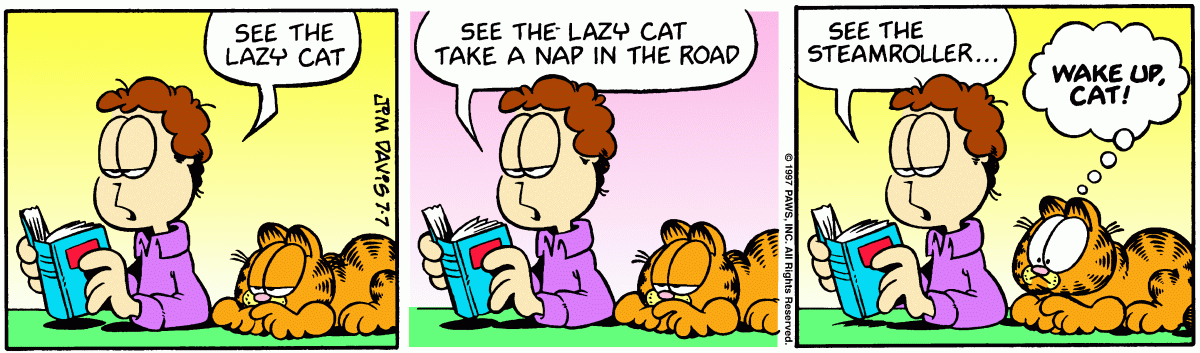 Garfield, July 7, 1997