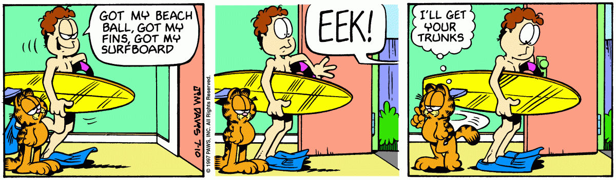 Garfield, July 10, 1997