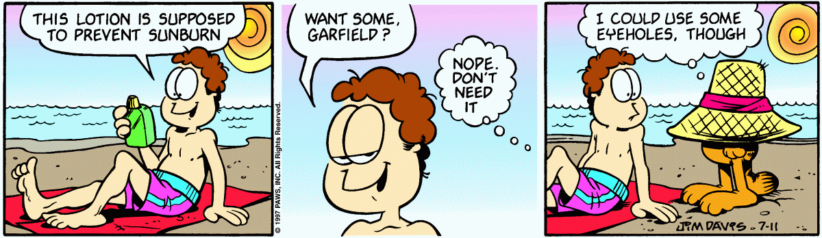Garfield, July 11, 1997
