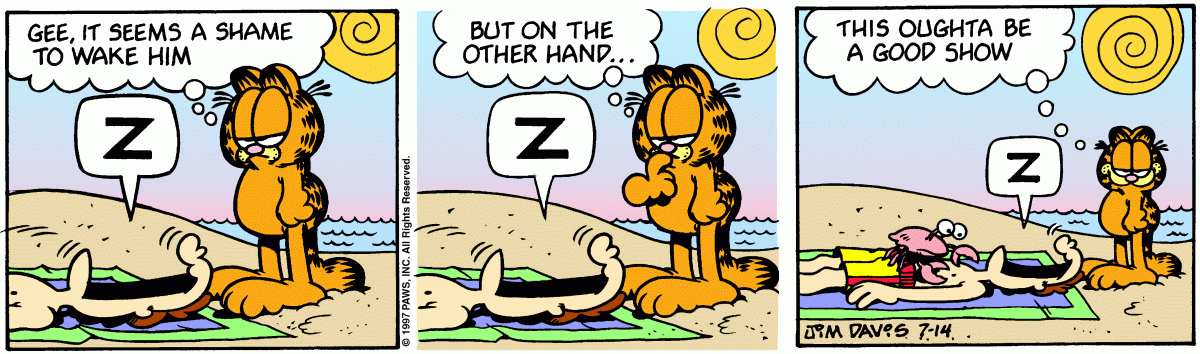 Garfield, July 14, 1997