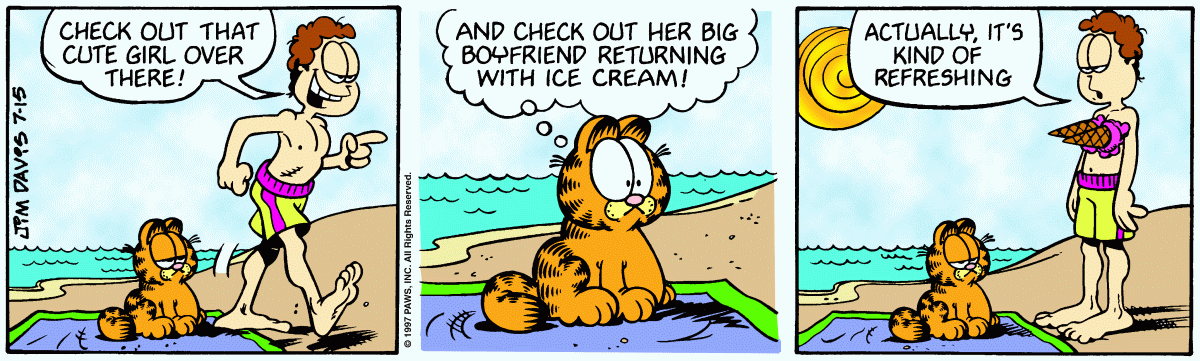Garfield, July 15, 1997