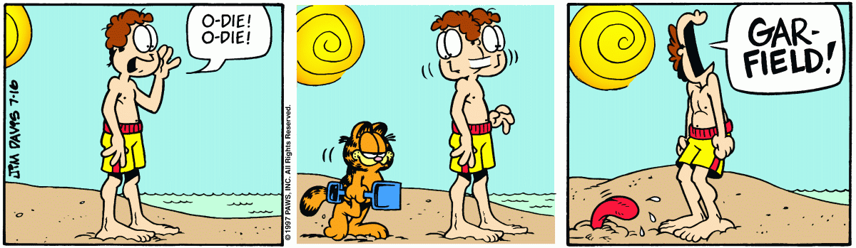 Garfield, July 16, 1997