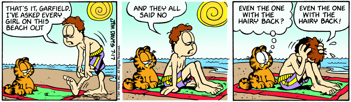 Garfield, July 17, 1997