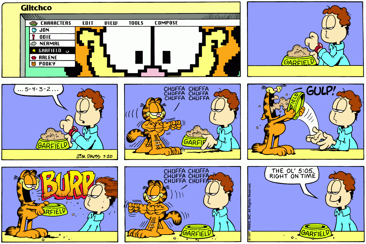 Garfield, July 20, 1997