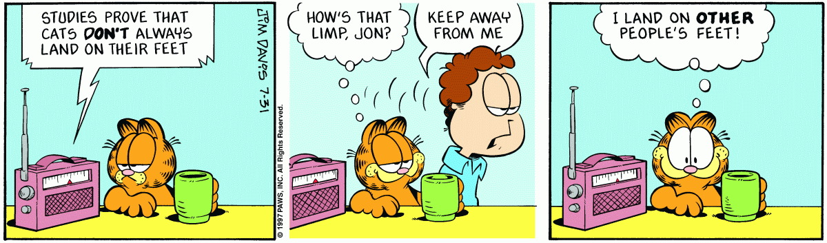 Garfield, July 31, 1997