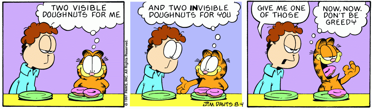 Garfield, August 4, 1997