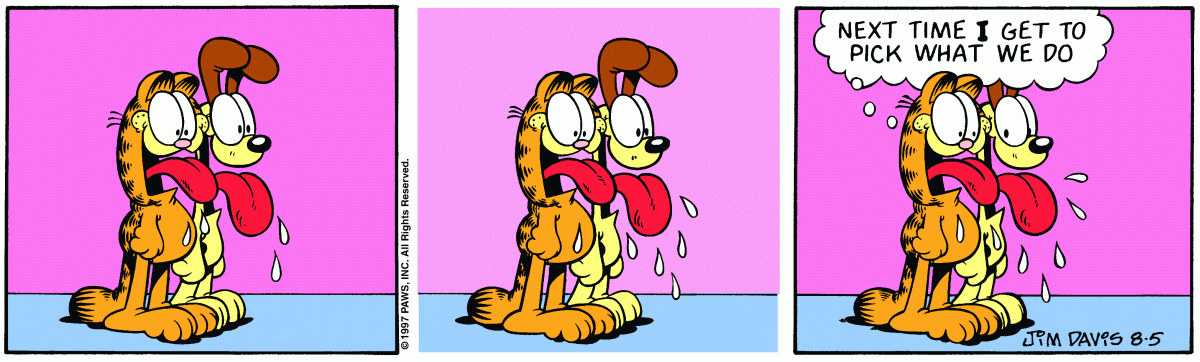 Garfield, August 5, 1997