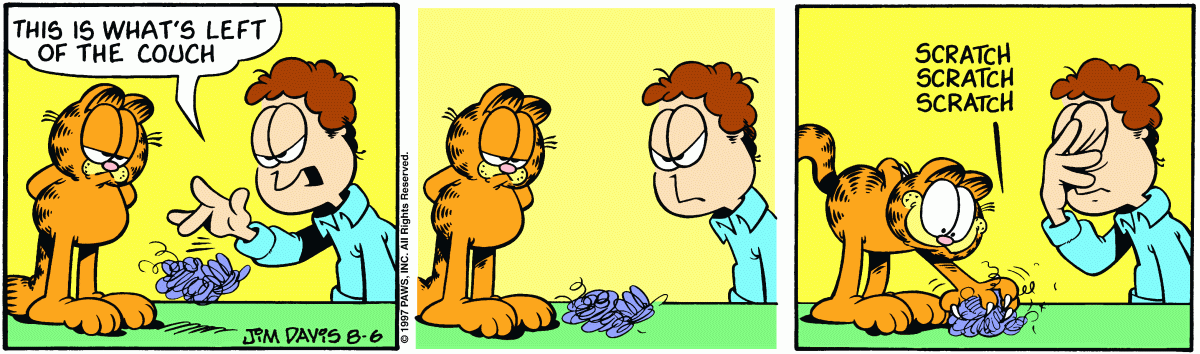 Garfield, August 6, 1997