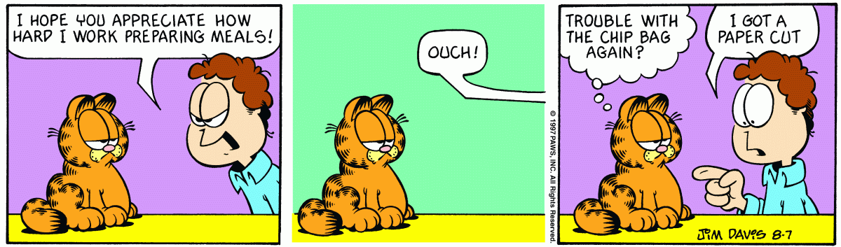 Garfield, August 7, 1997