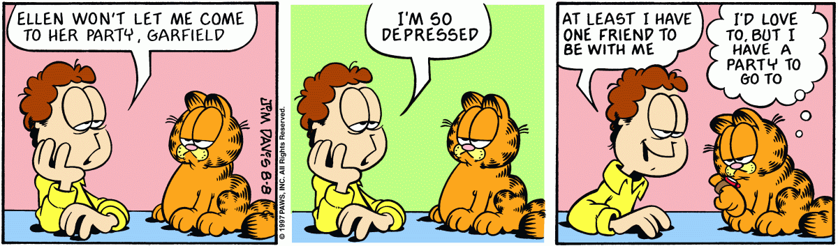 Garfield, August 8, 1997