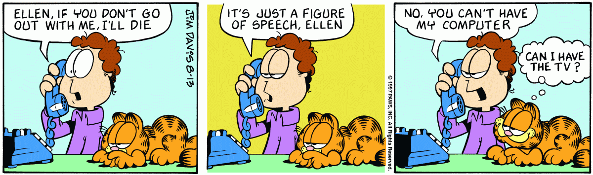 Garfield, August 13, 1997