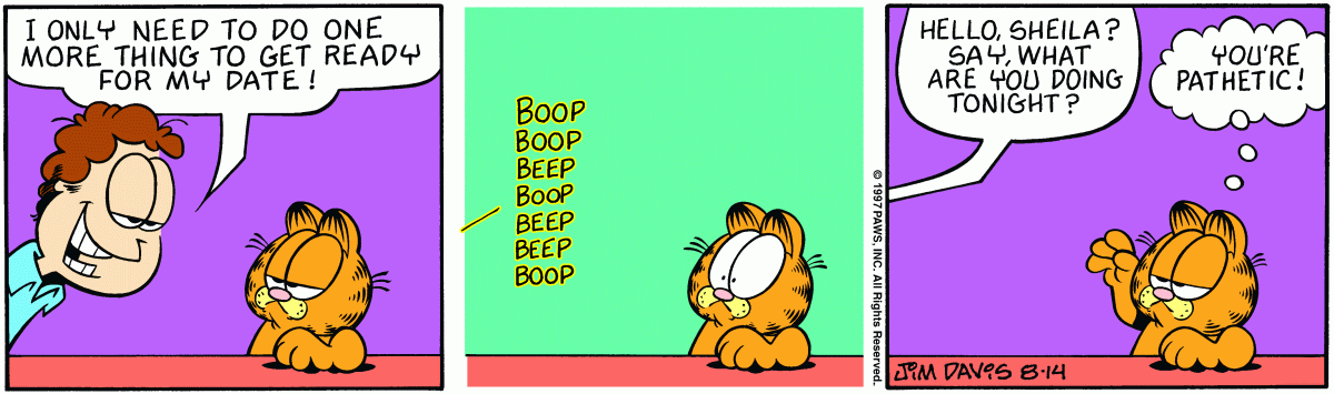Garfield, August 14, 1997