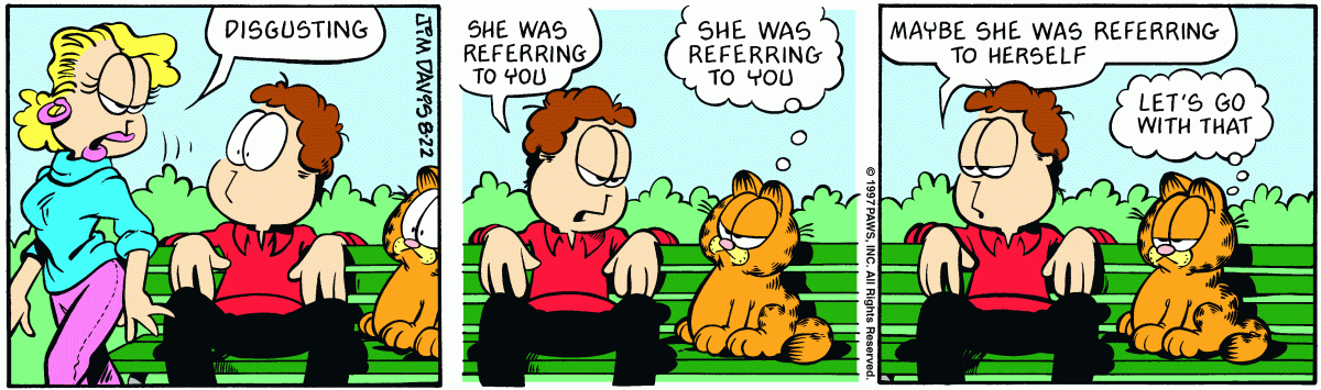 Garfield, August 22, 1997