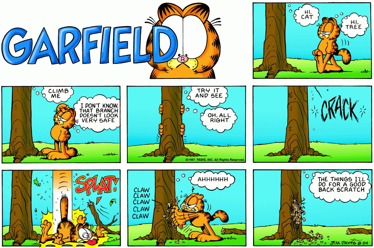 Garfield, August 24, 1997