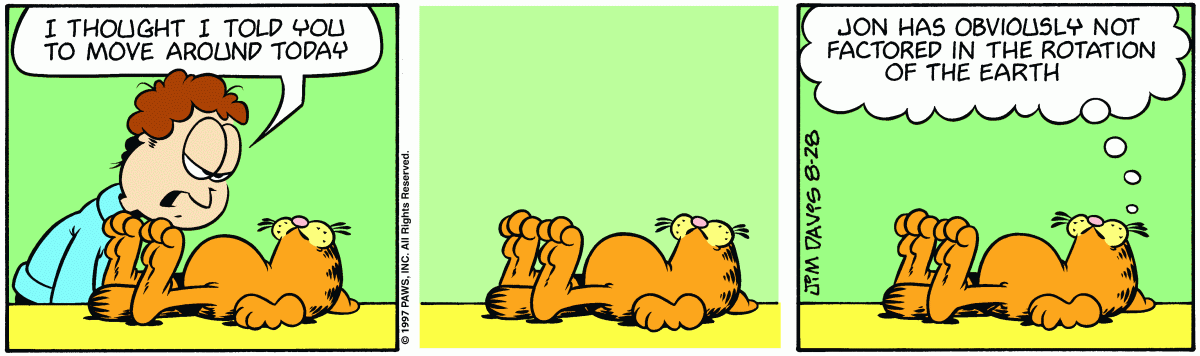 Garfield, August 28, 1997