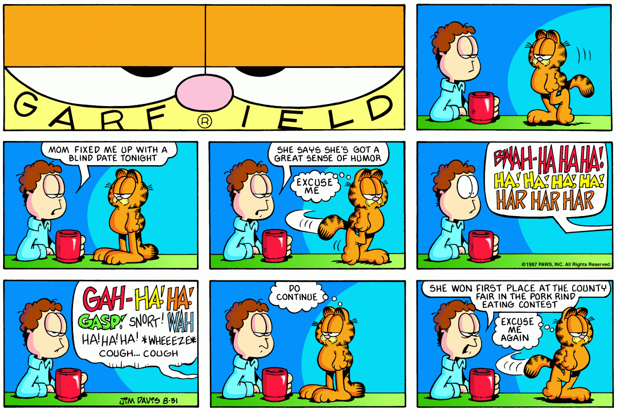 Garfield, August 31, 1997