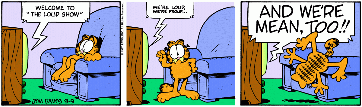 Garfield, September 9, 1997