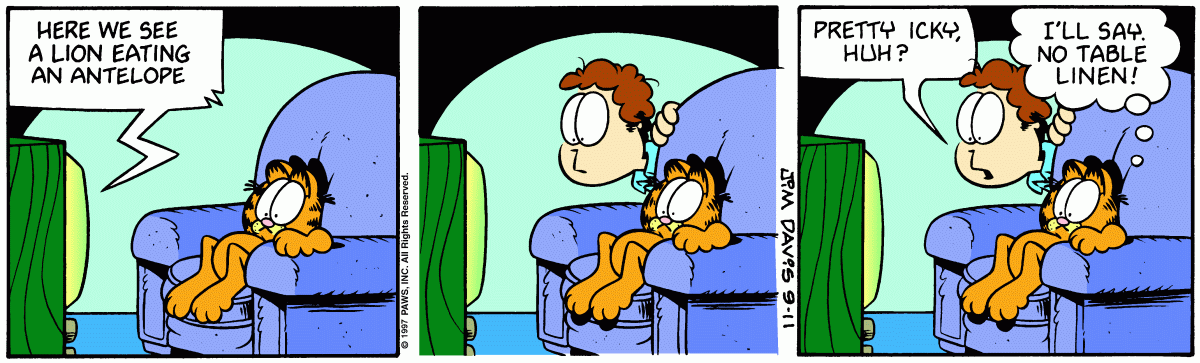 Garfield, September 11, 1997