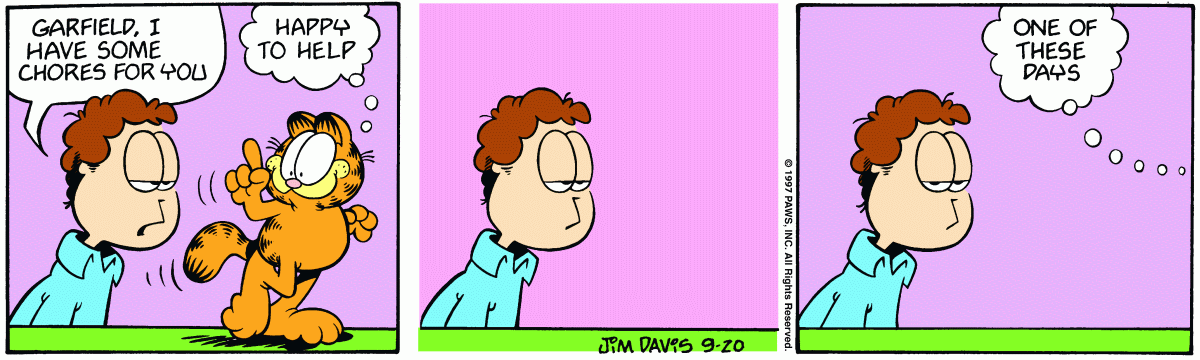 Garfield, September 20, 1997