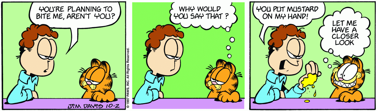 Garfield, October 2, 1997