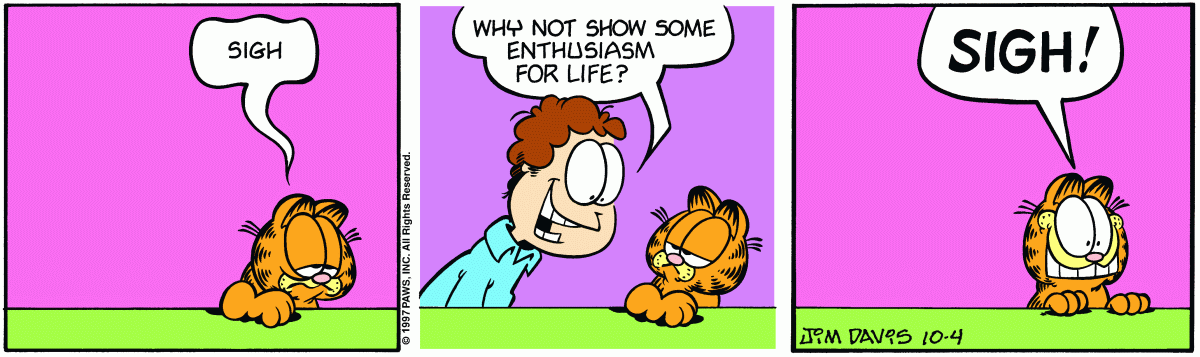 Garfield, October 4, 1997