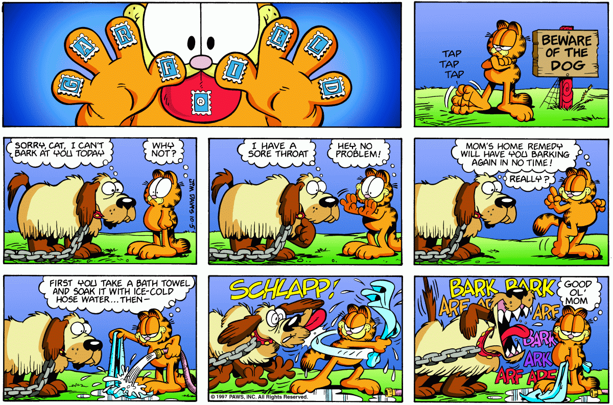 Garfield, October 5, 1997