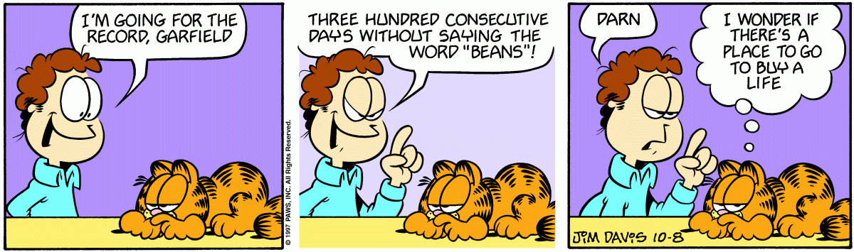 Garfield, October 8, 1997