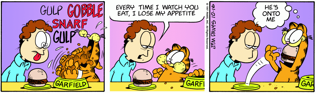 Garfield, October 16, 1997