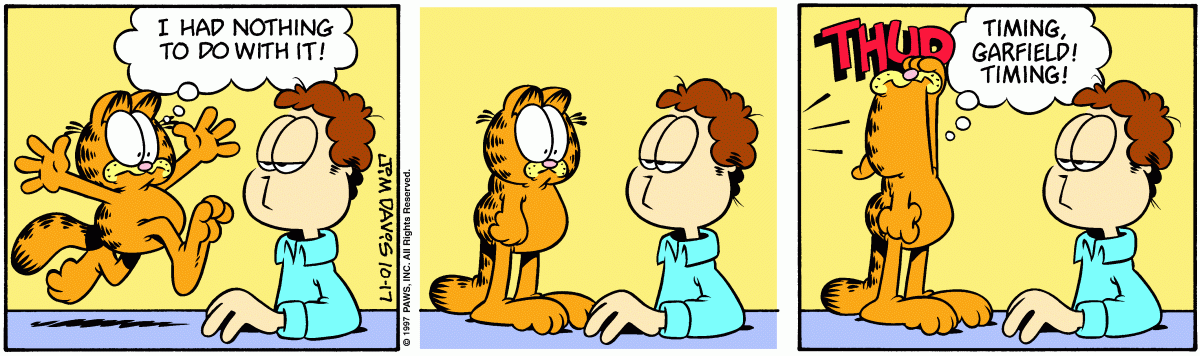Garfield, October 17, 1997