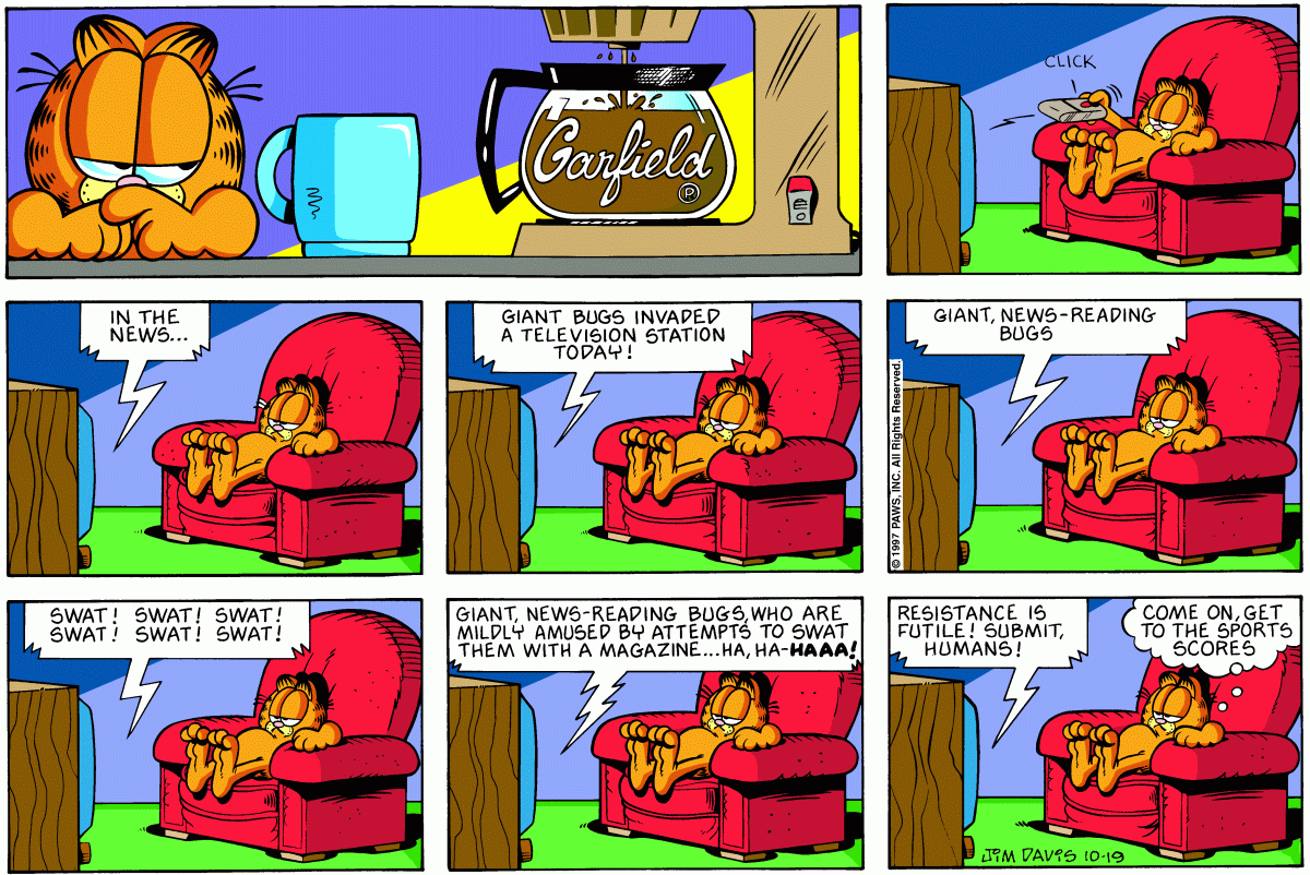 Garfield, October 19, 1997