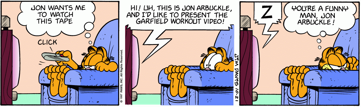 Garfield, October 21, 1997