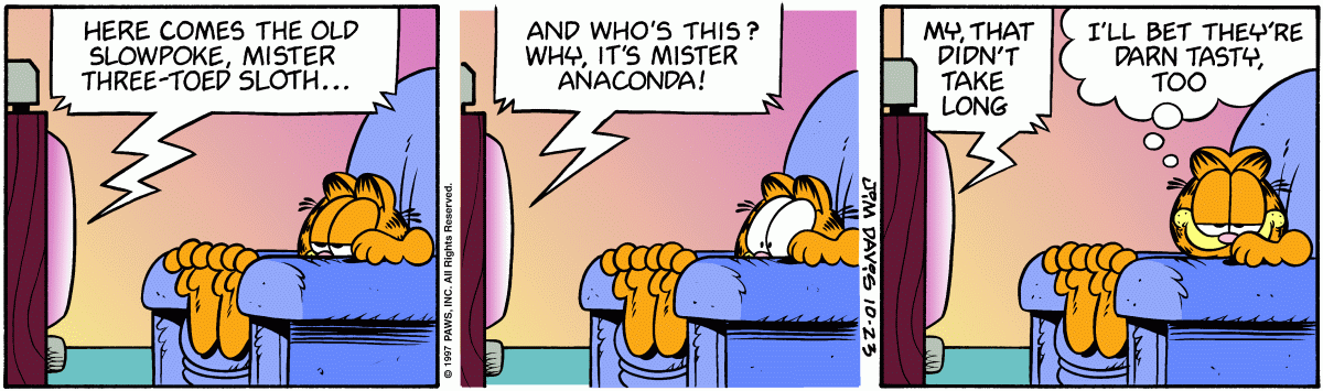 Garfield, October 23, 1997