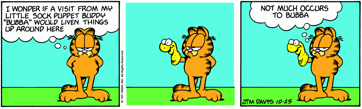 Garfield, October 25, 1997