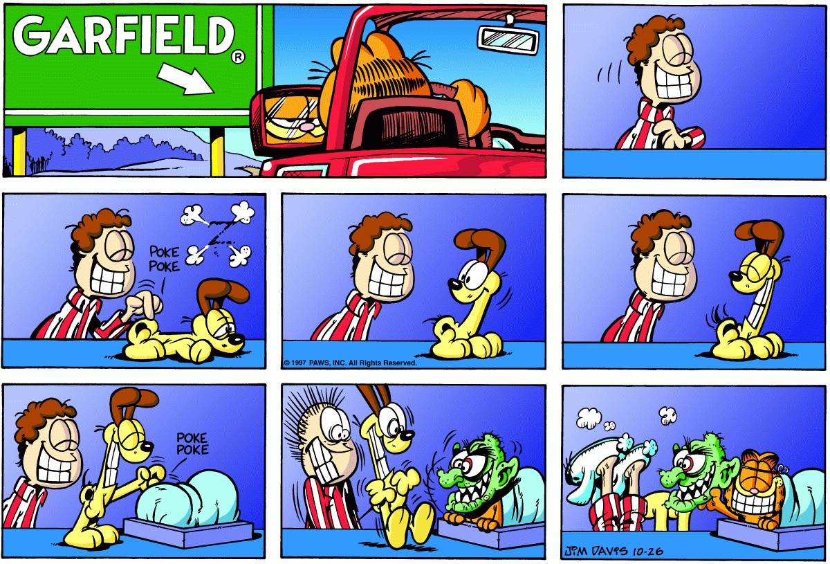 Garfield comic strip for Sunday, October 26, 1997